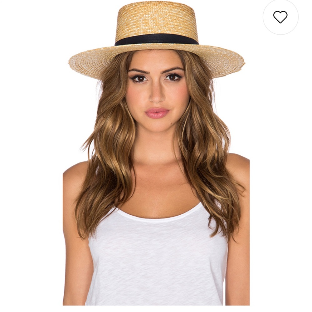 Janessa Leone Klint Hat in Natural Brand New Sz M